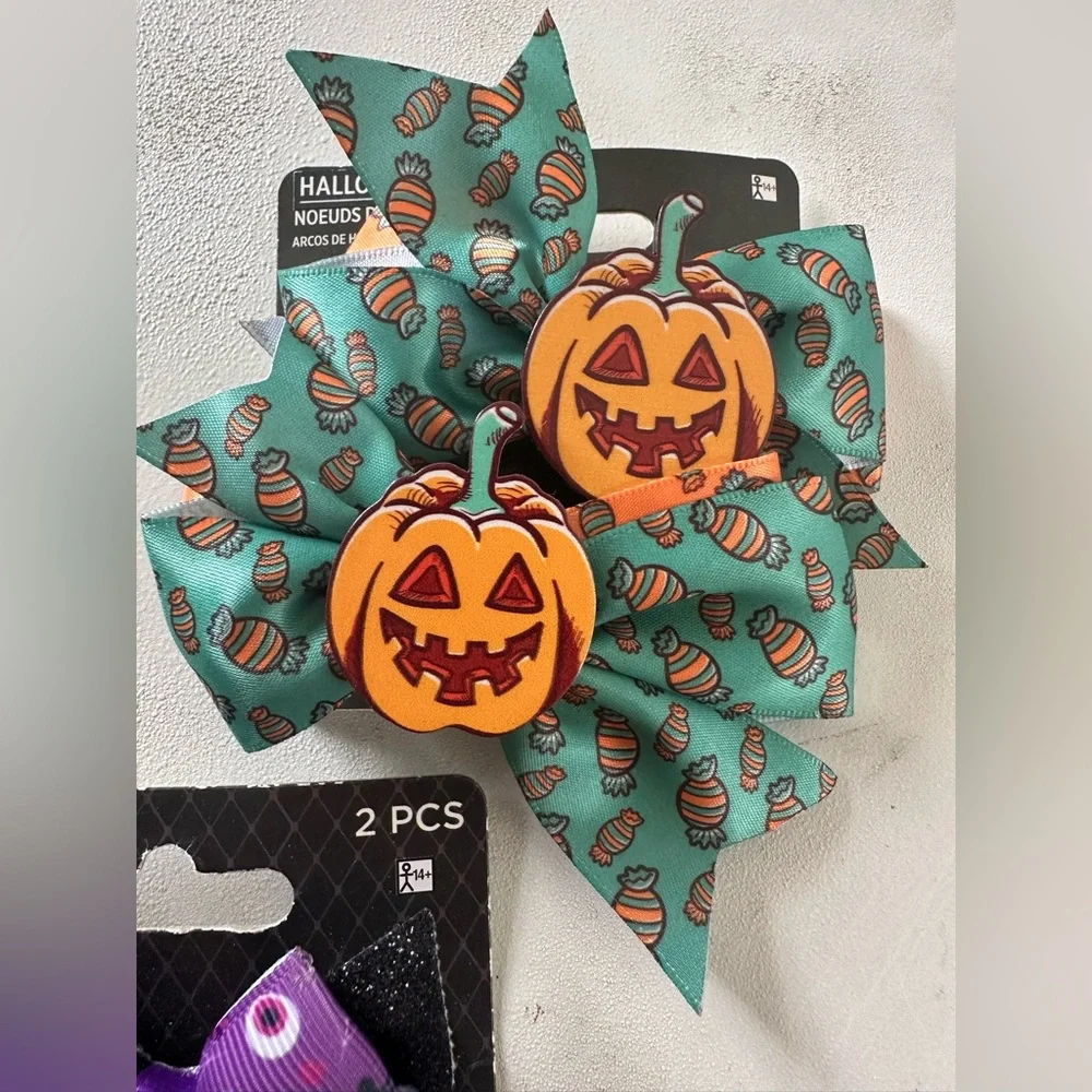 Bundle / Halloween Themed Kids Hair Accessories‎ Set